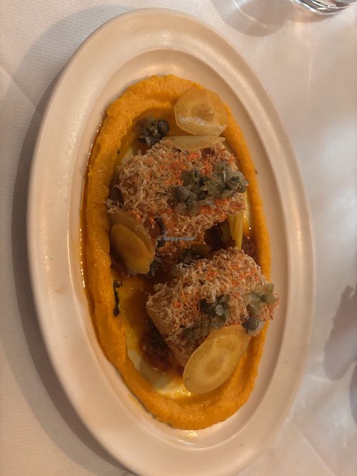 Sexy tofu  at Holy Carrot Bistro Spitalfields in London