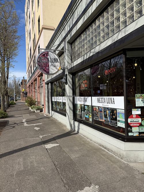 🍕  at Mezza Luna Pizzeria in Eugene