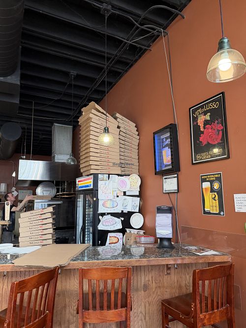 😋  at Mezza Luna Pizzeria in Eugene