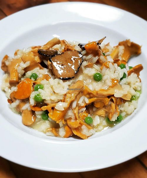 Chanterelle Mushroom Risotto at Harvey's @ The Henderson in Hendersonville