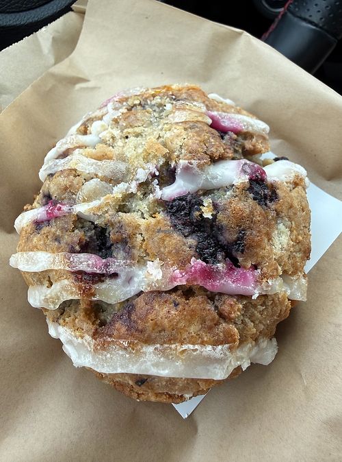 Vegan Lemon Blueberry Scone at Summer Moon Coffee in Greenville