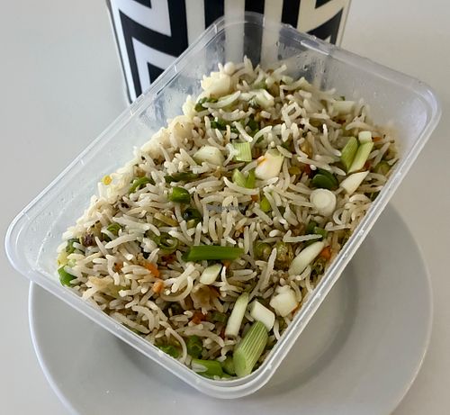 Vegetable Fried Rice at Indian Oven - Town Square Nshama in Dubai