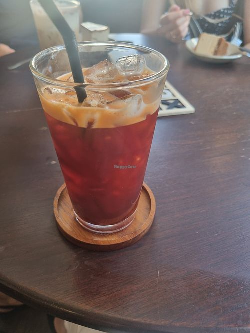 Thai tea no milk at Anatta Coffee and Undefined Space in Bangkok