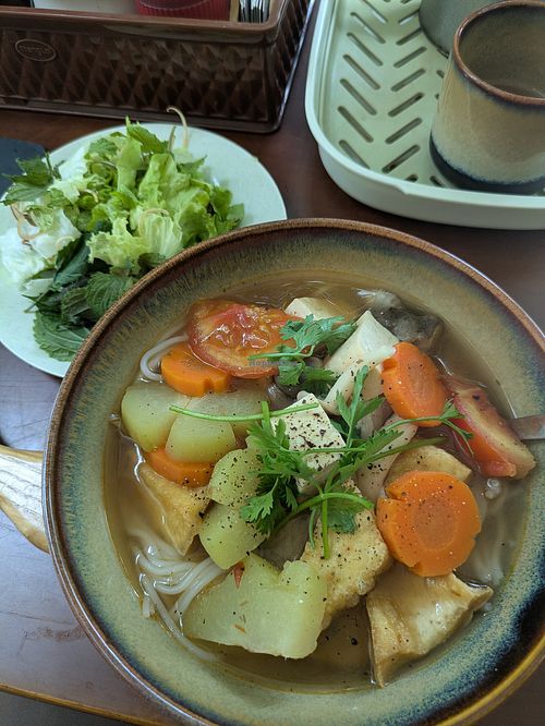 Bun rieu at Chay Hạnh Phúc - Vegan Food in Da Nang