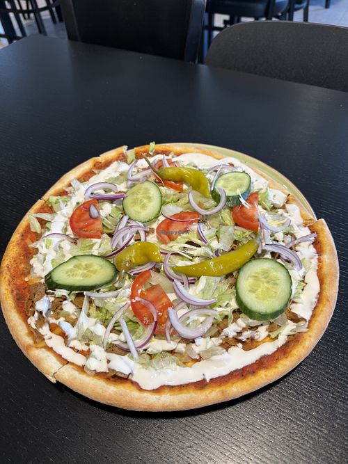 Super vegan  at Amiralen Pizza in Gothenburg