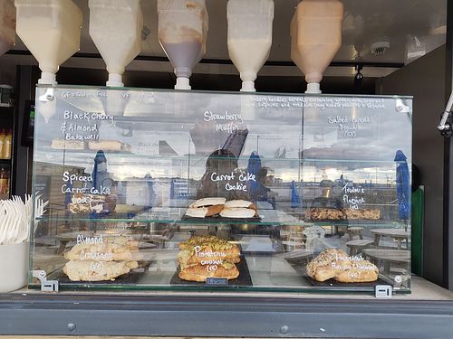 Vegan pastries at Ferry View in South Shields