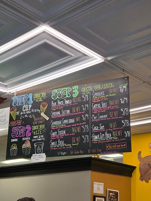 Menu at Countertop Creamery in Rochester
