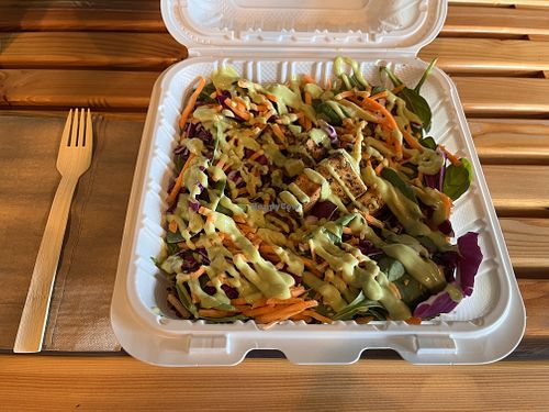 Quinoa bowl with tofu - wonderful!  at Project Innerbloom in Pendleton