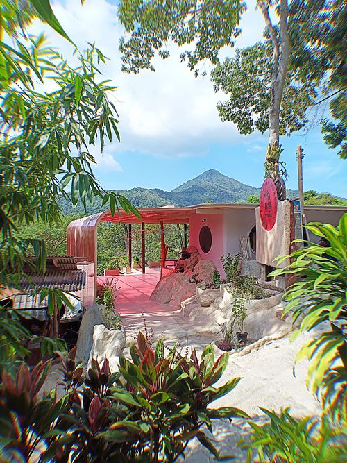 Entrance to the restaurant. at Love You More in Koh Phangan