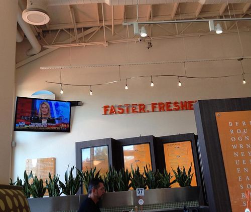 1 of 4 TVs in the restaurant  at Scramble in Scottsdale