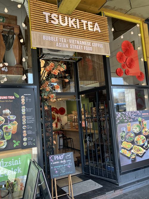 Entrance  at Tsuki Tea in Budapest