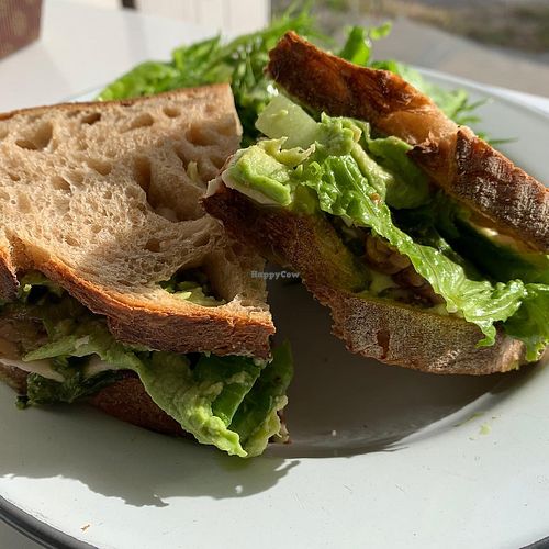 White bean avocado sandwich at Community Loaves in Jacksonville