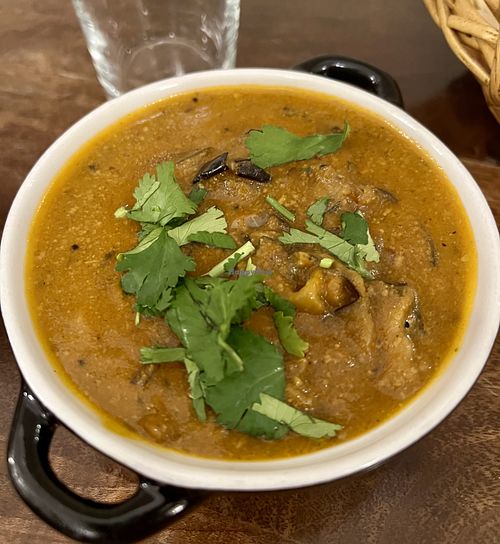 Veg Spicy Brinjal  at Nilah Madrid in Madrid