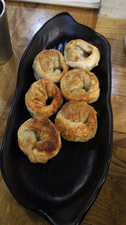 Another nice item on the menu: fried dumplings (mandu). at Babione - 바비오네 in Seoul