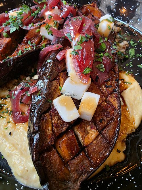 Aubergine steak at Bill's Stratford Restaurant in London
