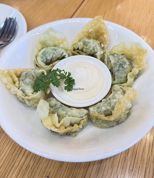 Vegetable Fried Wantons ( *omit mayonnaise for vegans )   at Din Tai Fung 鼎泰豐 in Kuala Lumpur