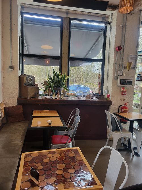 Interior at Millstack cafe  in Keighley