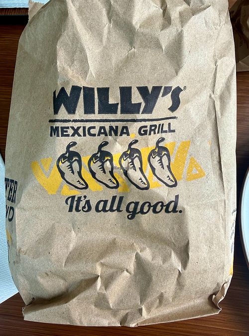 To-Go Bag at Willy's Mexicana Grill in Atlanta