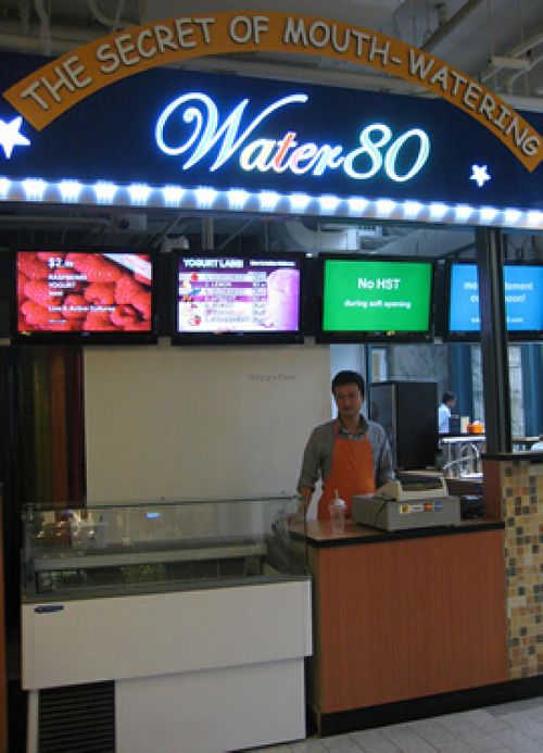 Front counter for Water80 at Water80 in Vancouver