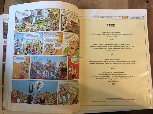 Menu... at The Vegan Eagle in Hamburg