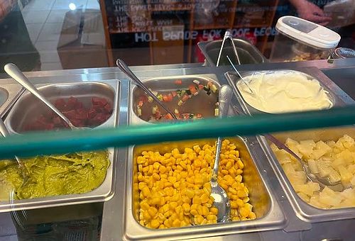 Veges and guacamole   at Spud Side Albury in Albury