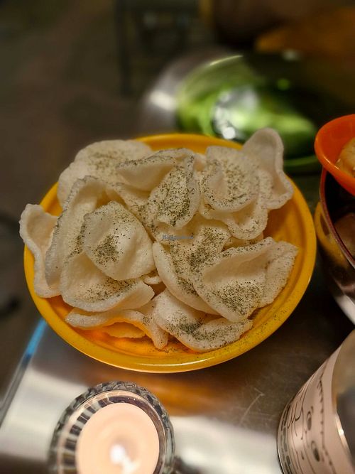 Vegan Shrimp Chips at Sanlo  in Malmo