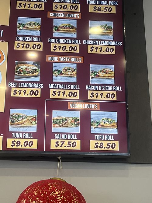 Rolls  at Mê Bánh Mi in Ashfield