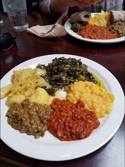 Lunch buffet  at Lalibela in New Haven