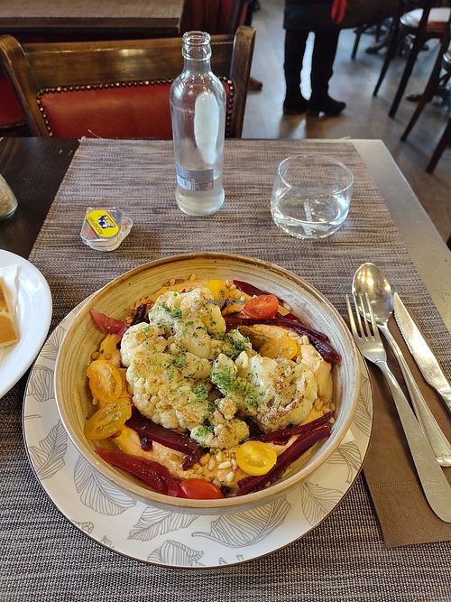 cauliflower steak at BRASSERIE La Terrasse  in Brussels