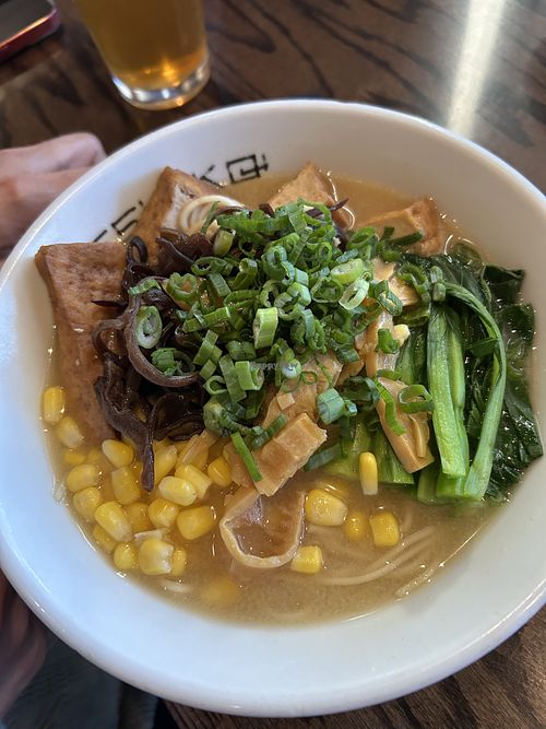 Veggie ramen   at Meshikou Ramen in Columbus