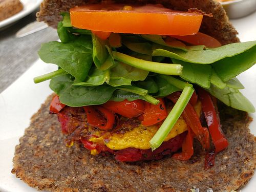 Burger at Trilogy Sanctuary in La Jolla