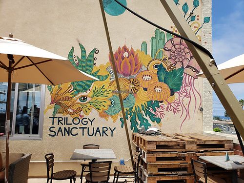 Outdoor dinning at Trilogy Sanctuary in La Jolla