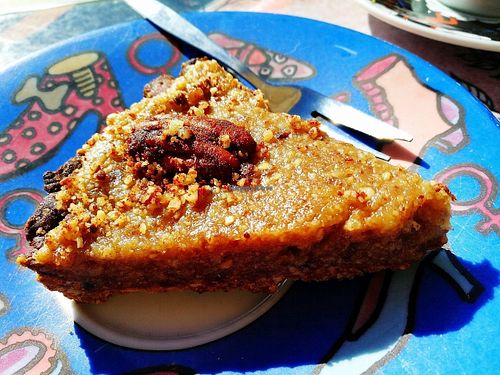 Vegan cake. at Bagels & Beans - Piet Heinplein in The Hague