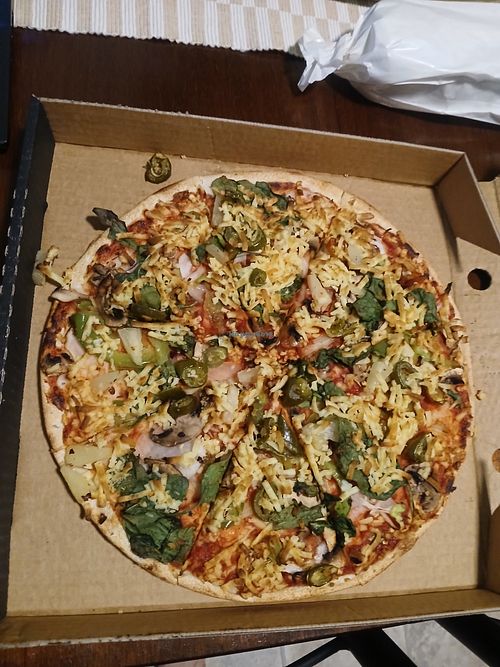 Nam Jim pizza at Amalfi Pizza & Pasta Forster  in Forster