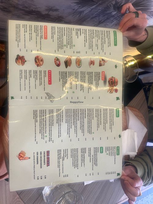 full menu   at Coffee Joint in Birmingham