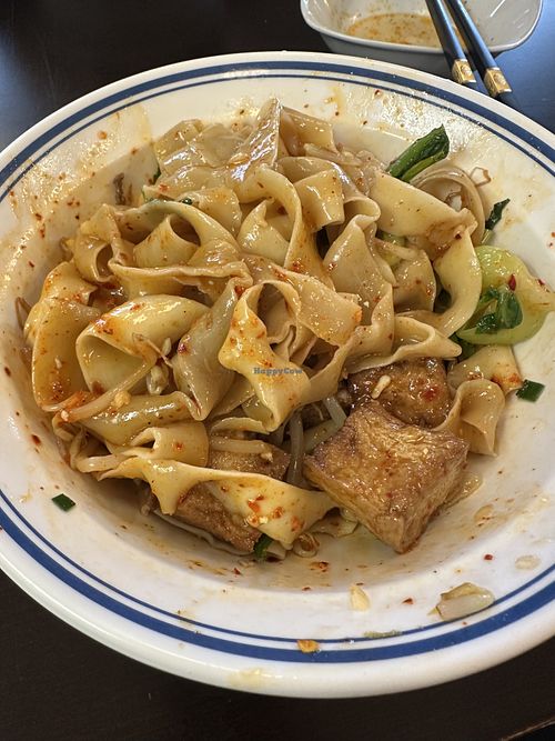 Breite Nudeln.    at Jincheng Noodles in Luebeck