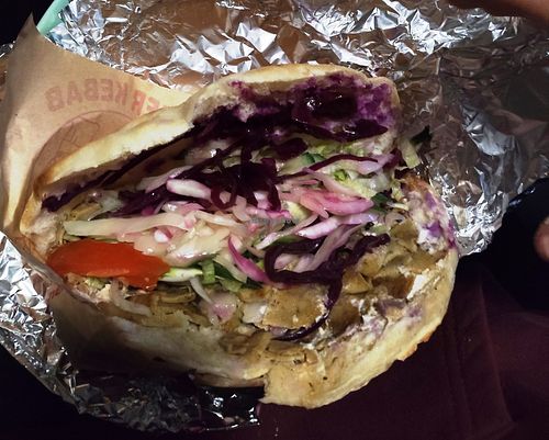 Seitan Döner mit veganer Tahini Soße at M&K Döner in Hamm