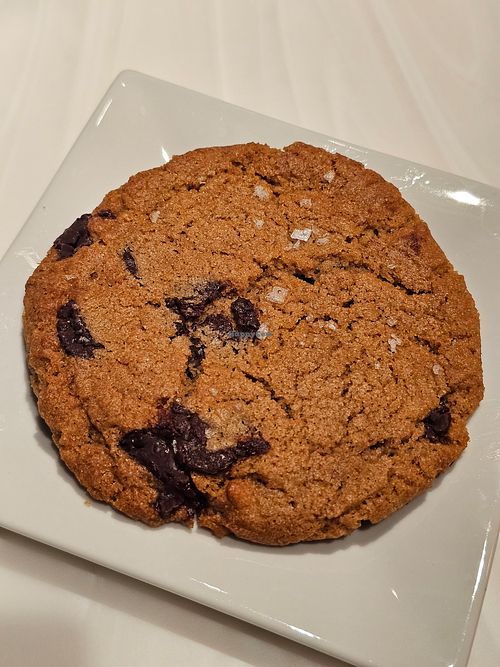 Vegan Chocolate Chip Sea Salt Cookie at Asterisk Coffee Bar  in Cuyahoga Falls