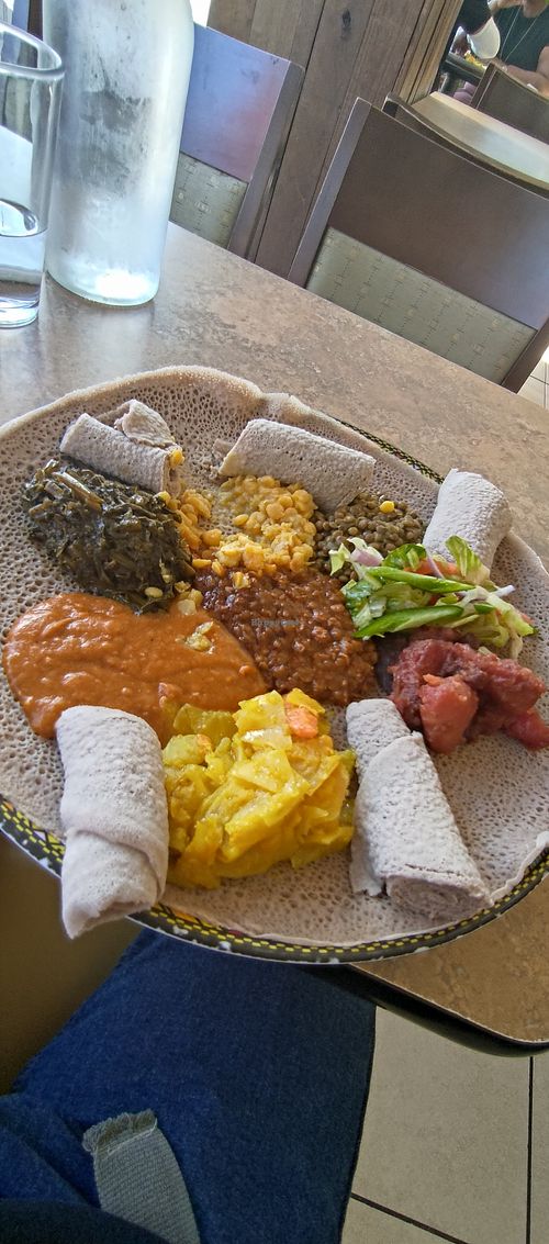 veggie combo at Beteseb Restaurant  in Silver Spring