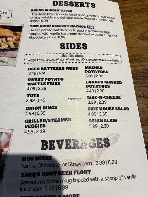 Menu   at Mugshots Grill and Bar - Saraland, AL in Saraland
