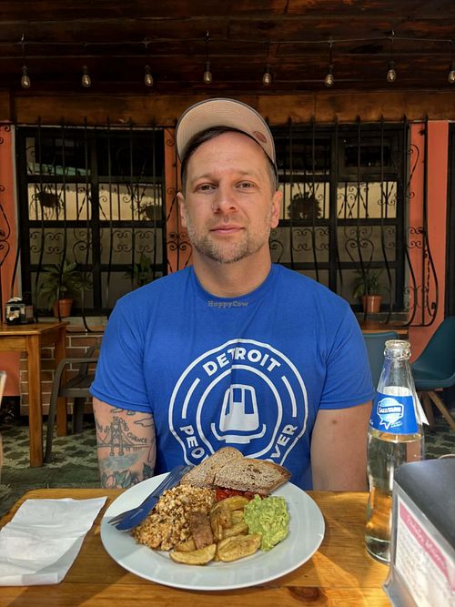 Desayuno Tipico!  Solid breakfast option. at Mandarina in Quetzaltenango