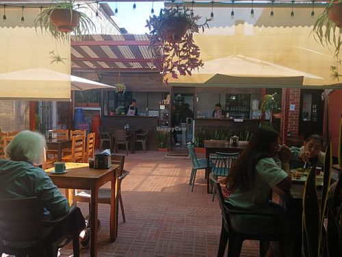 Nice patio area for seating. at Mandarina in Quetzaltenango