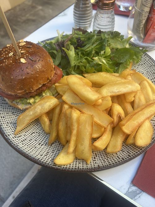 Vegan burger   at Café Coco - Brunch, Lunch & More in Nice  in Nice