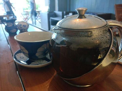 Delightfully presented, refreshingly pure Earl Grey tea at Epic Arts Cafe in Kampot