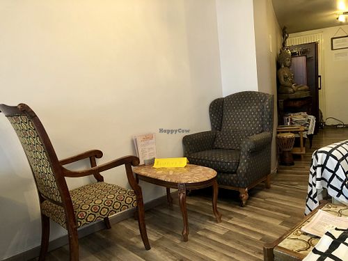 inside at Nirvana Cafe in Luxembourg City