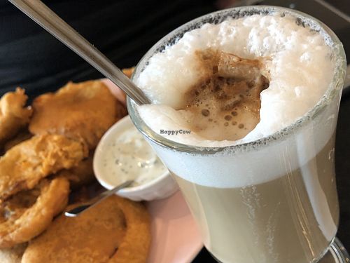 coffee at Nirvana Cafe in Luxembourg City