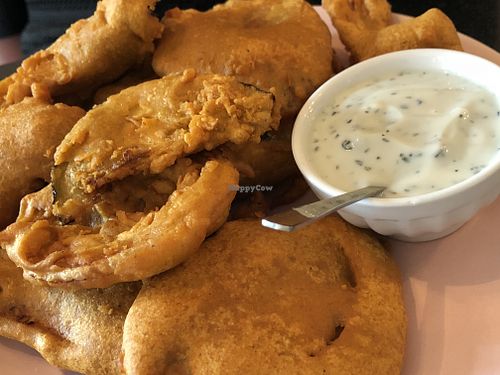 pakora at Nirvana Cafe in Luxembourg City