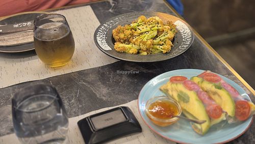 Califlours and summer rolls at Ravioleria Amo Dim Sum  in Verona