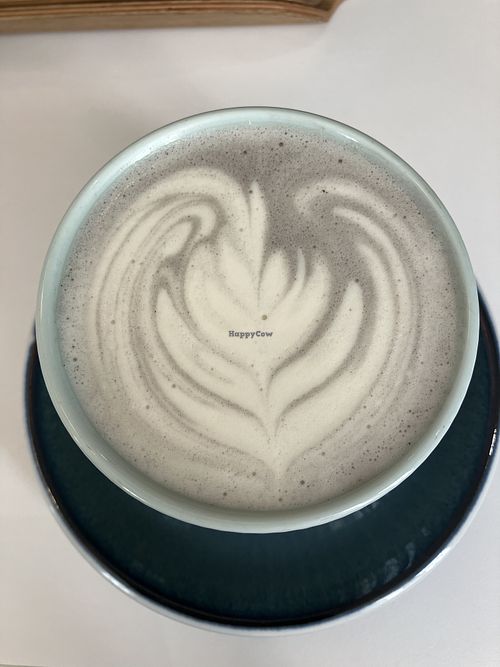 Tasty sesame latte   at La maison du Poke Bowl in Ile-de-france