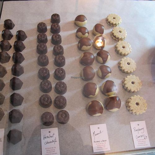 Chocolates at Dr-Cow Tree Nut Cheeses in Brooklyn